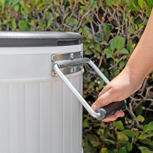 Permasteel Rolling Patio Cooler – Large Outdoor Ice Chest with Wheels, Beverage Cooler for Backyard, BBQ, Tailgate, Beach,...