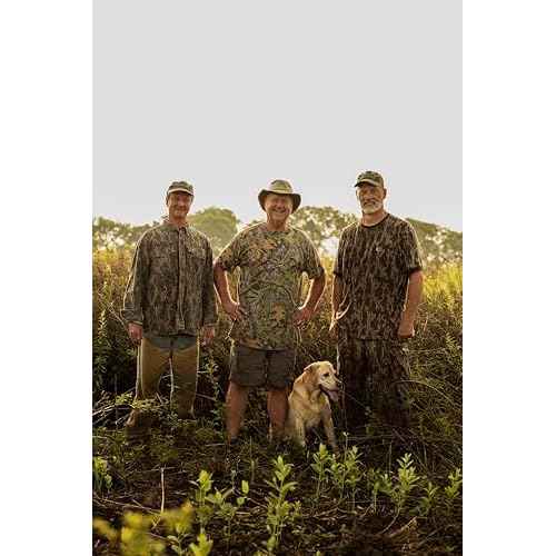 Mossy Oak Short Sleeve Cotton Mens Camo Hunting Shirt