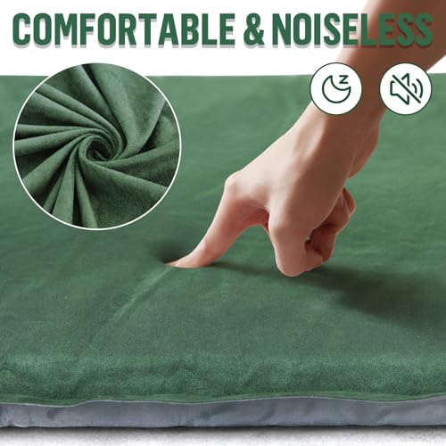 Night Cat Sleeping Bag with Self-Inflating Sleeping Pad for Camping - 4 in 1 Poncho for Adults Ultralight Wearable Quilt 3...