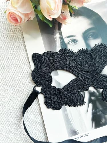 Mordarli Masquerade Mask for Women Lace Eye Mask for Halloween Costume Party