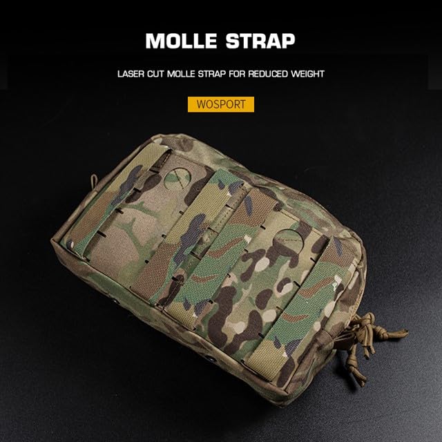 Modular Tactical MOLLE CCS Pouch for Vest Belt Expanded Storage Bag