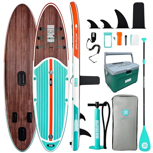 Niphean Inflatable Stand Up Paddle Board with Stabiltrac Fin Design and SUP Accessories and 4-Layer Insulated Paddle Board...