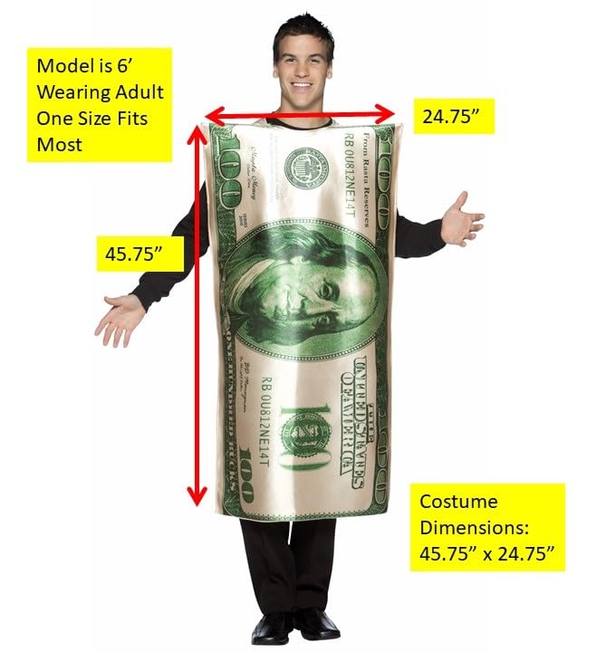 Rasta Imposta Dollar 100 Bill Costume