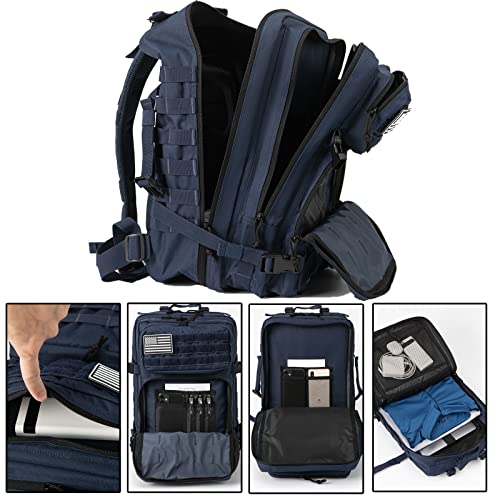 QT&QY 45L Tactical backpack & Tactical Toiletry Bag