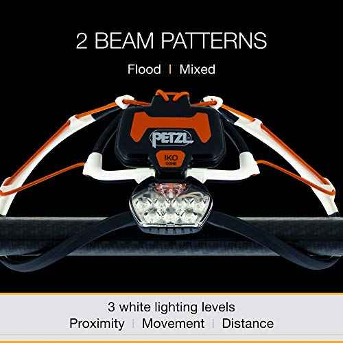 PETZL, IKO CORE Rechargeable LED Headlamp with Lightweight Headband and 500 Lumens[a]