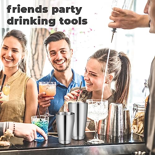 Dandat Cocktail Shaker, Professional Boston Cocktail Shaker Set, Stainless Steel Martini Drink Shakers Bartending, 18 Oz &...