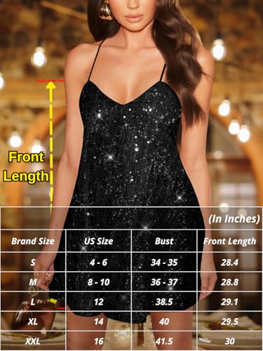 Kaei&Shi Feather Sequin Dress,Spaghetti Strap Backless Sparkly Mini Dresses Women,Sexy Glitter Outfit Birthday Homecoming Nye