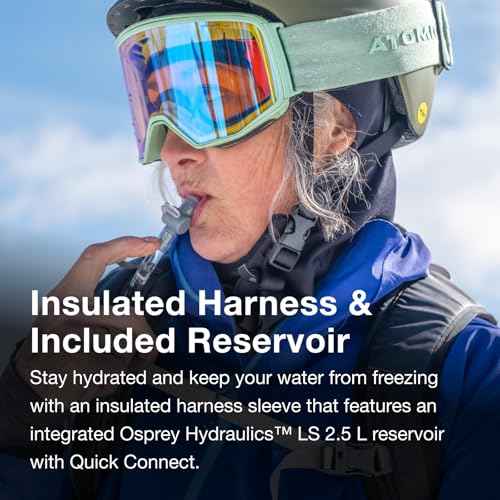 Osprey Glade - Ski and Snowboard Hydration Backpack - Cold-Weather Winter - 2.5L Water Reservoir and Insulated Harness