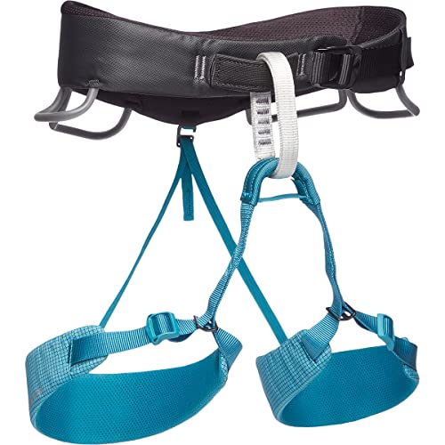 BLACK DIAMOND Women’s Momentum Rock Climbing Harness | Dual Core Construction | Adjustable Waist & Leg Loops | Lightweight...