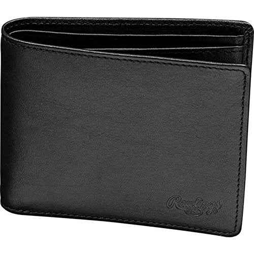 Rawlings | Men's Bifold Wallet Collection | Genuine Leather | Black | Heart of the Hide