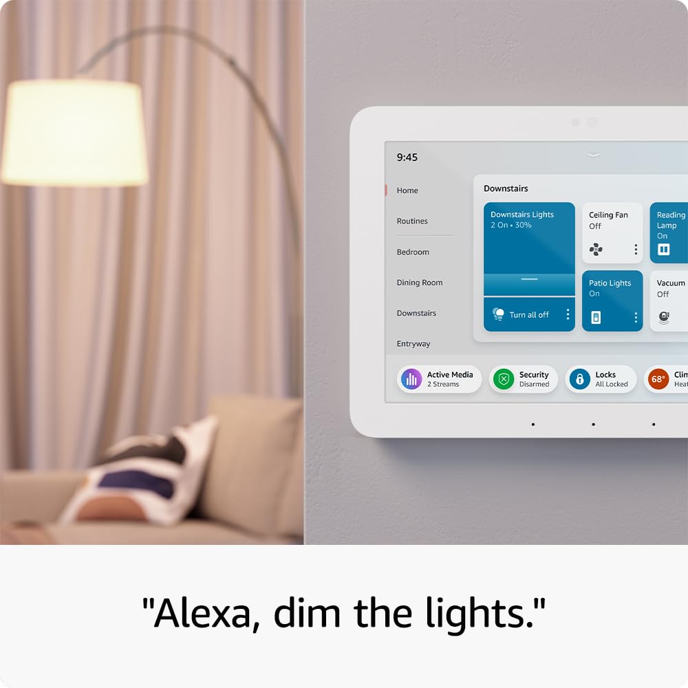 Amazon Echo Hub, 8” smart home control panel, Designed for Alexa+, Compatible with thousands of devices