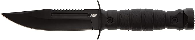Smith & Wesson M&P Special Ops Survival Knives with Full-Tang Construction, 5"-7", Black Oxide Coated Stainless Steel Blad...
