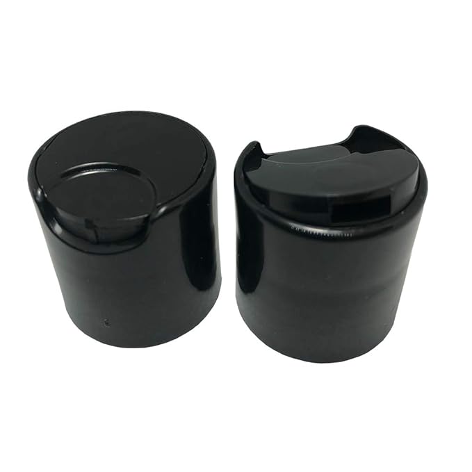 429 PCS Empty White HDPE Bottle 8oz - Cosmo Round Plastic Bottles - 24/410 Neck Black Disc Cap - 24 mm Foil Pressure Seal for Freshness and Leak Prevention - Phthalate Free Approved for Safe Cosmetics