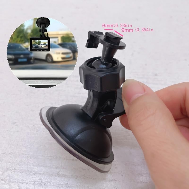 Car Holder for Mobile Phone Stand Camera Dashboard Windshield Suction Mount Driving Recorder Bracket Rotating