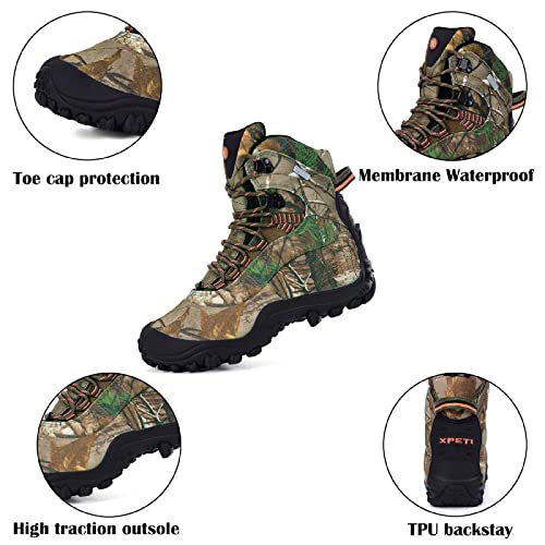 Manfen Men's Thermator Mid-Rise Waterproof Hiking Boots Trekking Outdoor Boots