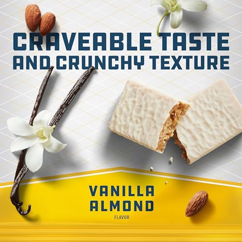 CLIF BUILDERS Protein Bars - Vanilla Almond Flavor - 20g Plant Based Protein - Gluten Free - Non-GMO - Low Glycemic - No A...