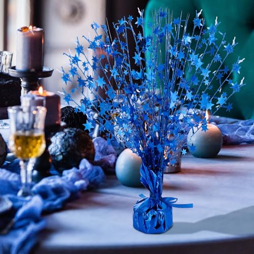 Crowye 18 Pcs Foil Spray Centerpiece Valentine's Day Table Decoration Winter Party Star Burst Metallic Table Centerpieces ...