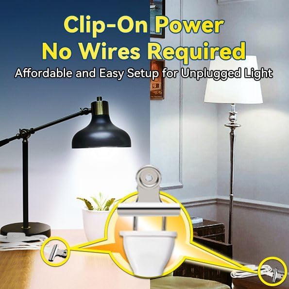 Neporal LITE PRO Battery Backup Light Bulbs, 2600mAh Rechargeable Light Bulbs, Perfect As Emergency Lights for Home Power Failure, Hurricane Prepareness Item, E26/E27
