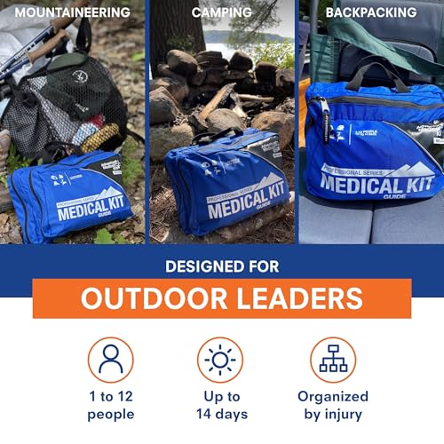 Adventure Medical Kits Pro Series Emergency Medical Kit - Guide I - First Aid Backcountry Medical Kit with C-Splint, CPR M...