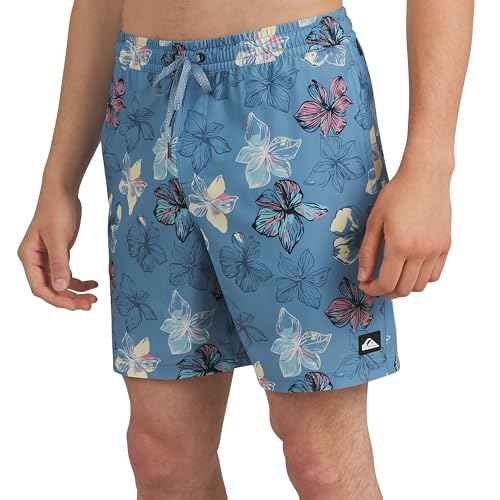 Quiksilver Men's Swimwear Regular Fit Stretchable Comfort Liner Swim Trunks (S-XXL)