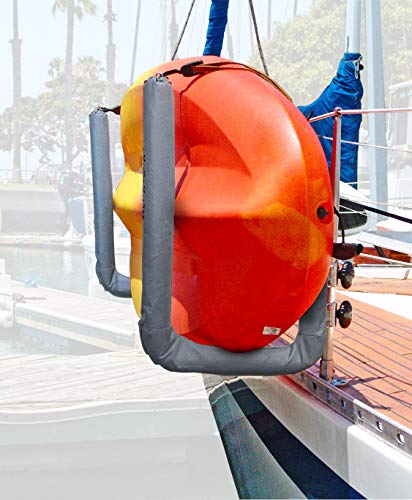 Magma Kayak/SUP Boat Rack R10-626-20-304 Stainless Steel Storage for Kayaks & Paddle Boards - Fits Standard Round Rail - I...