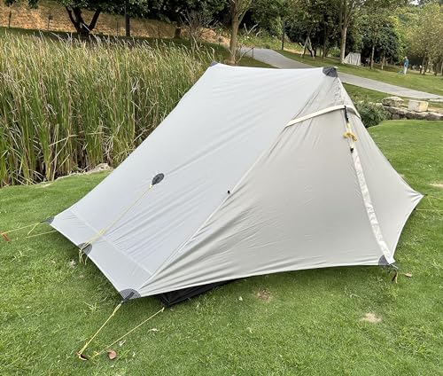 ROOMEDAL 3F UL Gear Lanshan PRO Lanshan Ultralight Tent 4 Season Backpacking Tent for 1 Person, Waterproof Professional Te...