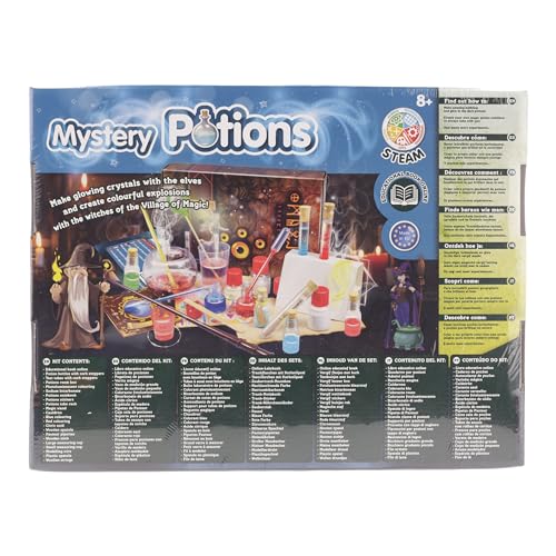 Science4you Magic Potions - Potion Making Kit for Children, Create & Mix your own Magic Potions - Magic Cauldron Toy for Kids Age 7 8 9 10 11 12+ Magic Toy & Crafts Set, Original Gift for Boys & Girls