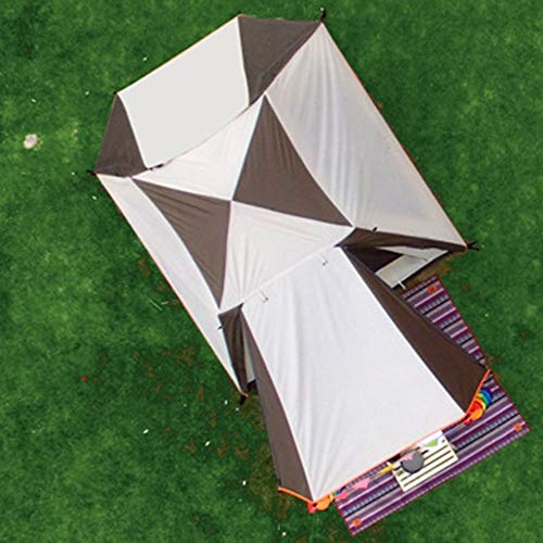 ChHAIS White Outdoor Camping Automatic Speed Open Family 3 People 4 People Tent Anti-Storm Rain Anti-UV Beach Fishing Tent...