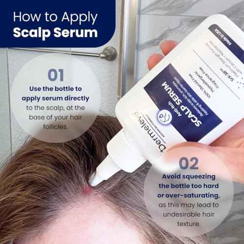 Dermeleve Scalp Serum for Neuropathic Itch, Sebborheic Dermatitis & Scalp Psoriasis | Dry Itchy Leave In Scalp Treatment | Quick Absorbing, Moisturizing & Non-Greasy (1 Pack)