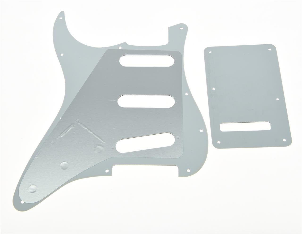 Kaish 11 Hole St/Strat Style Pickguard Sss Pick Guard With St Back Plate Tremolo Trem Cover For Usa/Mexico Stratocaster/Strat Ti