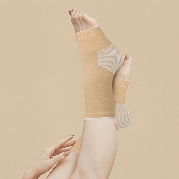 ANYSENT Bamboo Foot Sleeves,One Compression Bamboo Foot Sleeves,New Compression Bamboo SocksAnkle Compression Socks