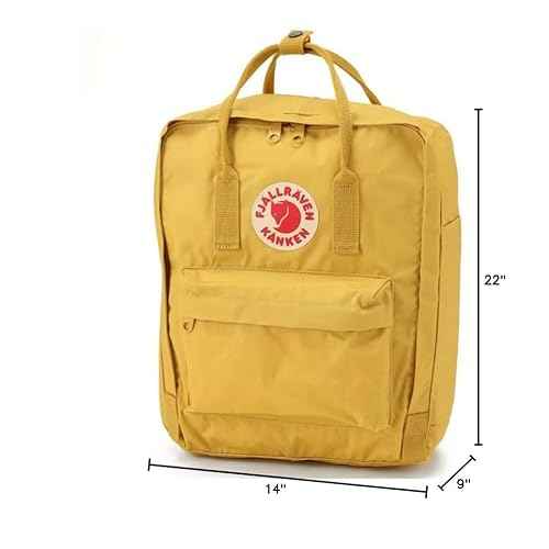 Fj?llr?ven K?nken Unisex Travel Backpack - Side Slip Pocket - Adjustable Shoulder Straps - Dual Top Handles Ultramarine One Size One Size