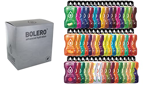 BOLERO Sugar-Free Drink Mix - 64 Variety Fruit Flavored Packets | 64 Travel Ready Hydration Sachets | Zero Sugar, Low Calo...