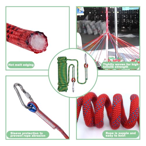 kilogorge Tree Climbing Gear with Canvas Adhesive Style, Tree Climbing Spikes, Tree Climbing Kit with 2 Claws and Wide Ped...