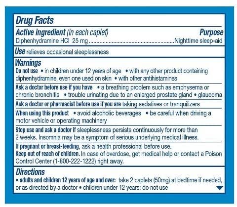 Nytol Nighttime Sleep Aid Quick Caps with Diphenhydramine HCl 25 mg, 32 Caplets (Pack of 1)