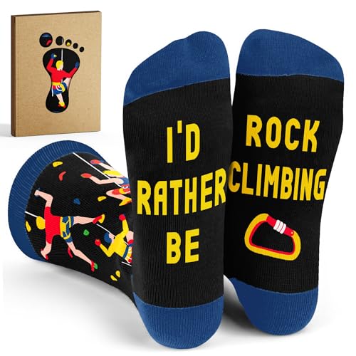 VICRAZY Rock Climbing Gifts - Ultimate Rock Climbing Gear Socks, Unique Gift for Climbers, Exceptional Gifts for Climbers ...