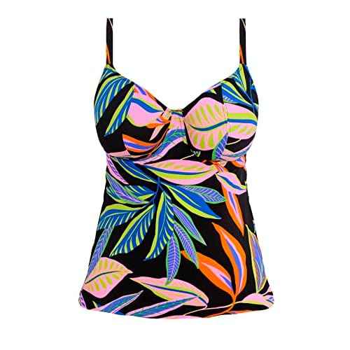 Freya Womens Desert Disco Underwire Plunge Tankini Top