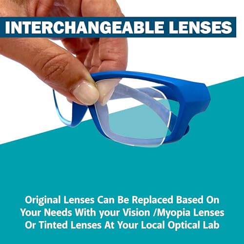 BLUE CUT Sports Protection Goggles, Anti-Fog Lenses Safety Glasses for Basketball, Pickleball and All Outdoor Sports