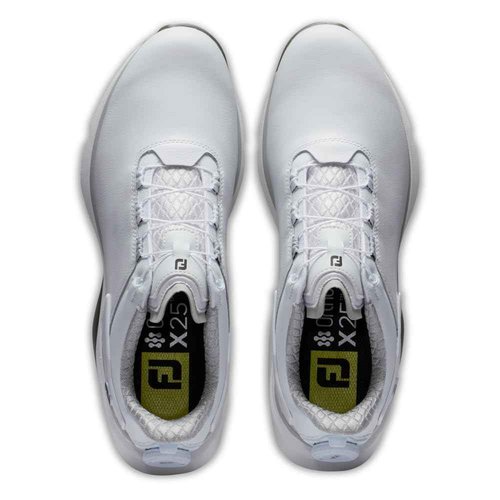 FootJoy Women's Pro/SLX Boa Previous Season Style Golf Shoe, White/White/Grey, 5