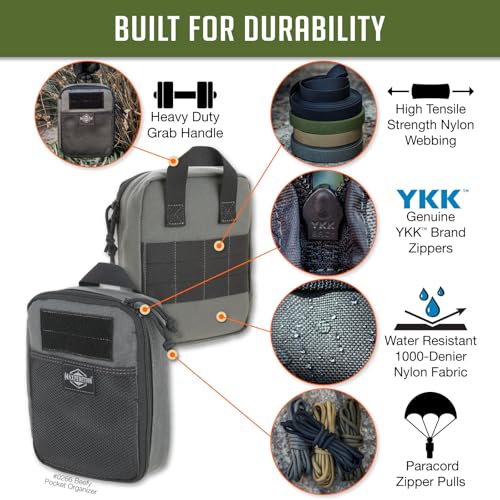 MAXPEDITION Beefy Pocket Organizer, Compact, MOLLE-Compatible, 1000D Nylon Tactical Pouch, Everyday Carry Tool and Gear St...
