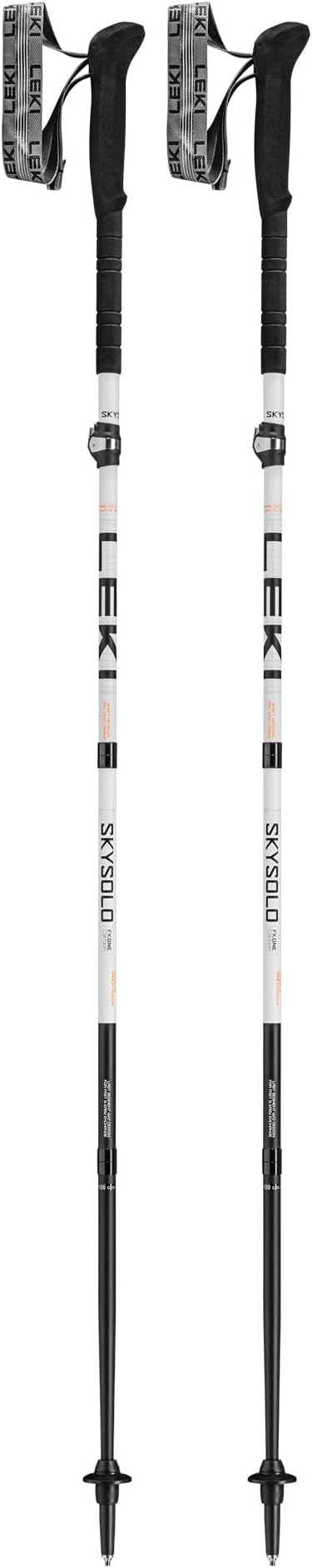LEKI Skysolo FX.One Carbon Trekking Poles - Foldable Ultralight Walking Poles for Thru-Hiking, Fast-Packing, & Mountaineering