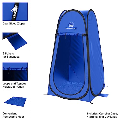 Pop Up Pod - Privacy Shower Tent, Dressing Room, or Portable Toilet Stall with Carry Bag for Camping, Beach, or Tailgate b...