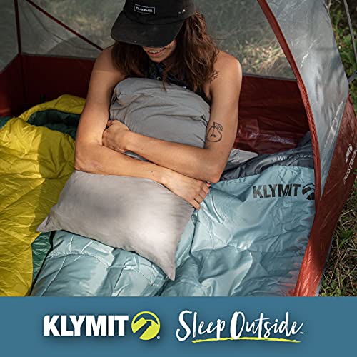 Klymit Wild Aspen Lightweight Rectangle Sleeping Bag, 20°F Sleeping Bag for Camping, Hiking, and Backpacking in Cold Weath...