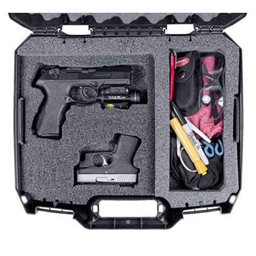 Case Club Pre-Cut 4 Pistol & Accessory Carrying Case