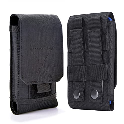 Universal Tactical MOLLE Holster Army Mobile Phone Belt Pouch EDC Security Pack Carry Accessory Kit Waist Bag Case Compati...