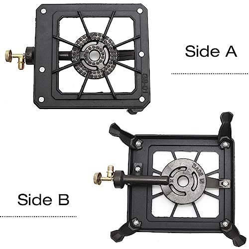 EATAKWARD Portable Gas Stove, Iron Propane Camping Stoves LPG Gas Cooker, Outdoor Stove for BBQ,15000 BTU Camping Stove