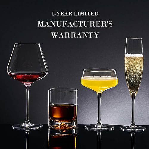 JBHO Champagne Glasses-Elegant Flutes-Gift-Box-Hand Blown Champagne Flutes Glass-100% Lead-Free Premium Crystal - Gift Ide...