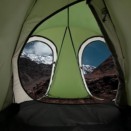 Geertop Portable 2 Person 4 Season Tent Waterproof Backpacking Tent Double Layer All Weather for Camping Hiking Travel Cli...