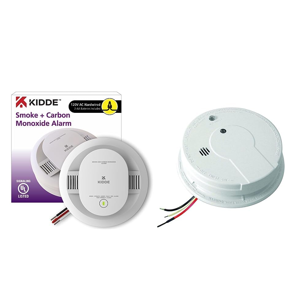 Kidde Hardwired Smoke & Carbon Monoxide Detector Bundle with Battery Backup