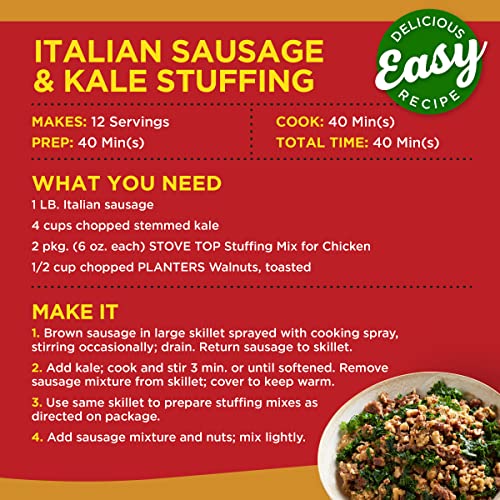 Stove Top Stuffing Mix, Chicken, 12 Ounce Box